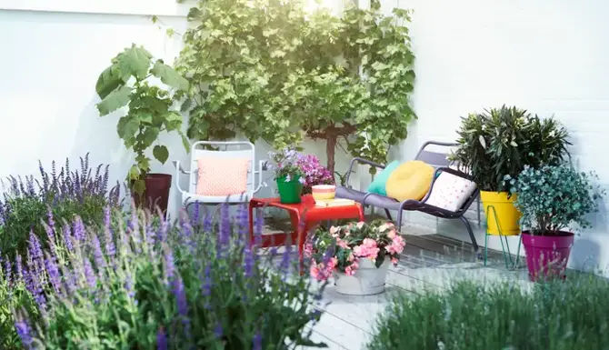 loft urban rond 30 oker sfeerfoto, Elho, tuincentrumoutlet