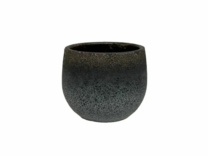 Pot milaan d39h36cm zwart, HS potterie, Tuincentrumoutlet