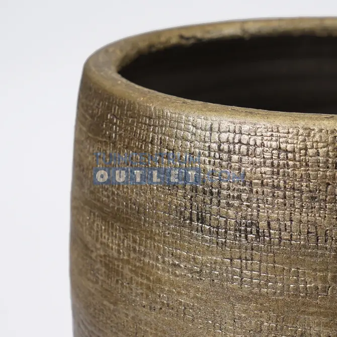 Pot mira d34h31cm goud detail, Floran, tuincentrumoutlet