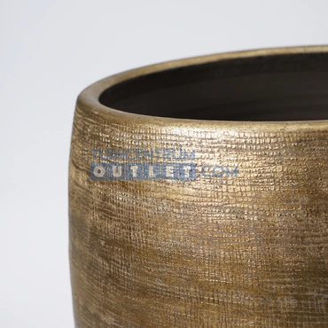 Pot Mira industrieel goud detail, Floran, tuincentrumoutlet