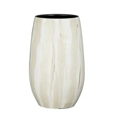 Pot nigel d31h50cm offwhite, Mica decorations, tuincentrumoutlet.com