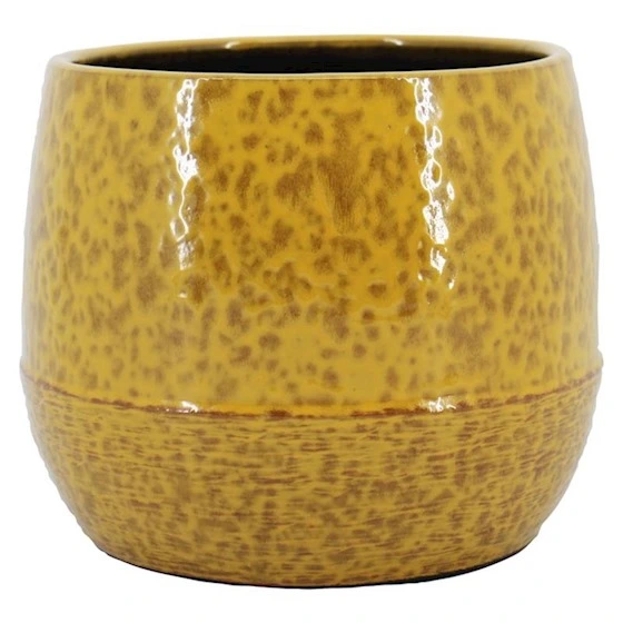 Pot optim d37h31.5cm geel, Floran, tuincentrumoutlet.com