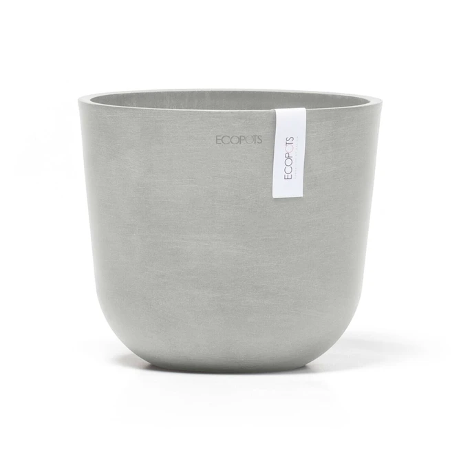 Pot oslo mini d19cm wit grijs, Ecopots, Tuincentrumoutlet