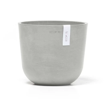 Pot oslo mini d19cm wit grijs, Ecopots, Tuincentrumoutlet