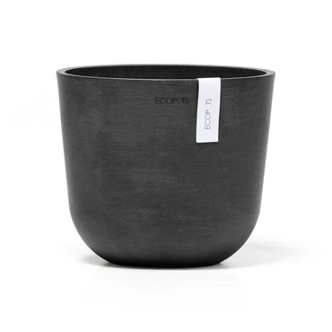 Pot oslo mini donkergrijs d19cm, Ecopots, Tuincentrumoutlet