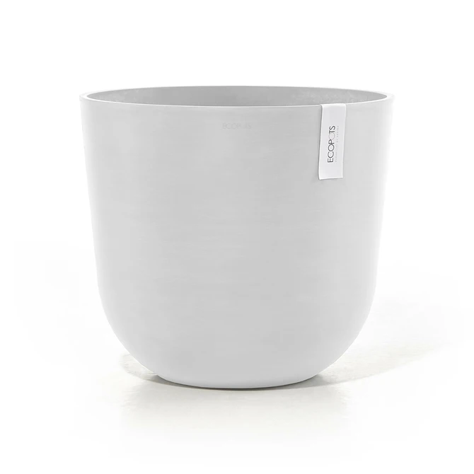 Pot oslo puur wit d45cm, Ecopots, tuincentrumoutlet.com