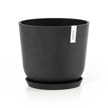 Pot oslo+waterres d35cm d. grijs, Ecopots, Tuincentrumoutlet