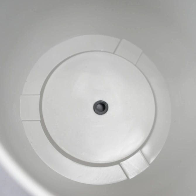 Pot palermo d17h15cm wit - afbeelding 3