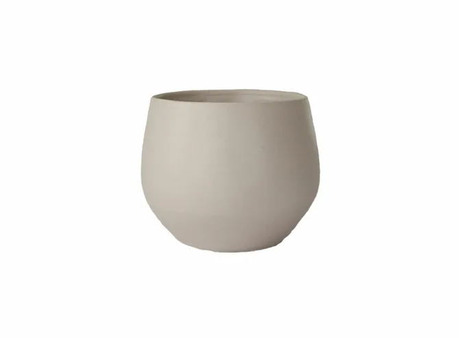 Pot petra d27h24cm beige, HS Potterie, tuincentrumoutlet.com