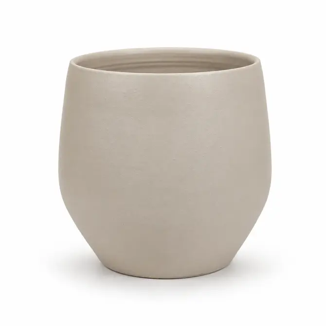 Pot petra d33h31cm beige, HS Potterie, tuincentrumoutlet.com