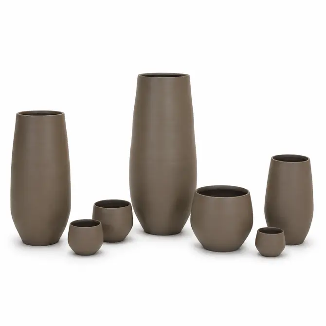 Pot petra d33h31cm bruin sfeer 1, HS Potterie, tuincentrumoutlet.com