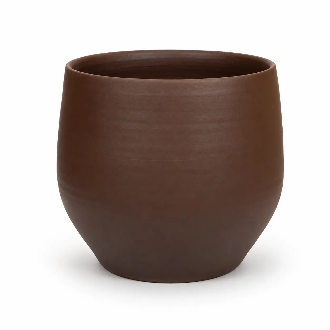 Pot petra d39h35cm choco bruin