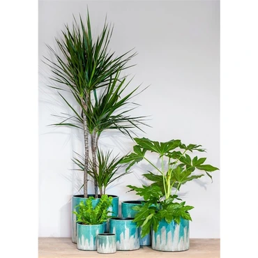 Pot porches d28h28cm mintgroen - afbeelding 2