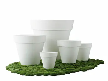 Pot pure d100cm linnen wit alle soorten, Elho, tuincentrumoutlet.com