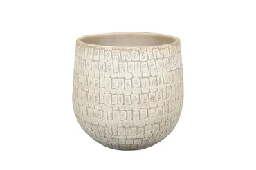 Pot renzo  d26h26m zand, Ter Steege, tuincentrumoutlet.com