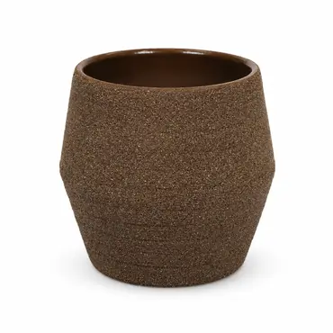 Pot sion d24h22cm zand bruin, HS Potterie, tuincentrumoutlet.com