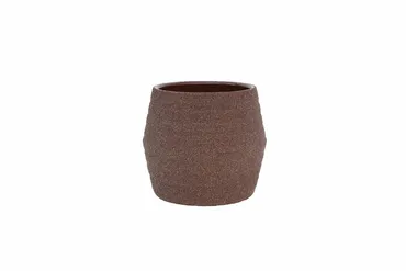 Pot sion d32h30cm zand bruin, HS Potterie, tuincentrumoutlet.com