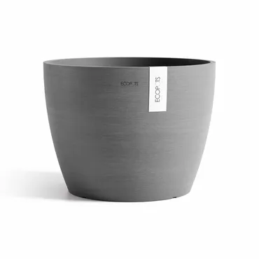 Pot stockholm 40cm grijs, Ecopots, tuincentrumoutlet.com