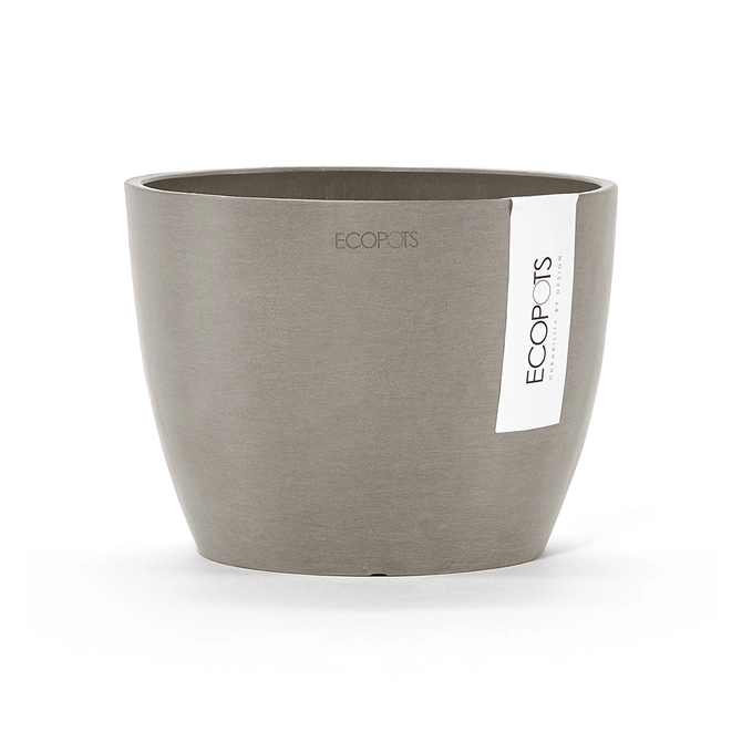 Pot stockholm d16cm taupe, Ecopots, tuincentrumoutlet.com
