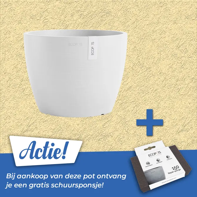 Pot stockholm d24cm puur wit - afbeelding 1