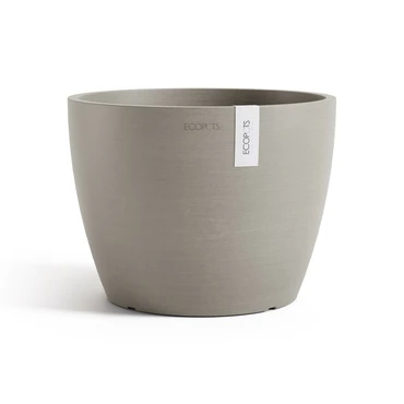 Pot stockholm d24cm taupe, Ecopots, tuincentrumoutlet.com