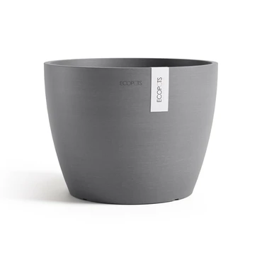 Pot stockholm d31cm grijs, Ecopots, tuincentrumoutlet.com