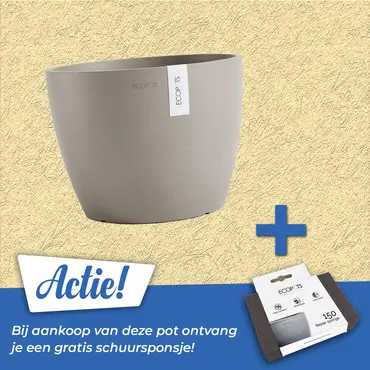 Pot stockholm d31cm taupe