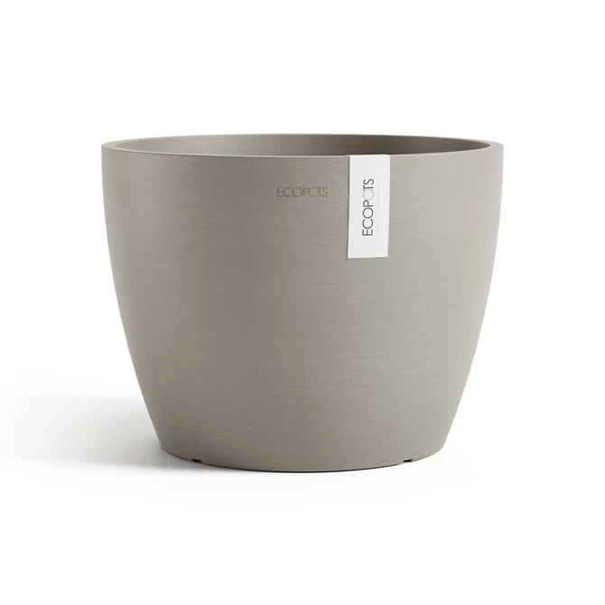 Pot stockholm d31cm taupe, Ecopots, tuincentrumoutlet.com
