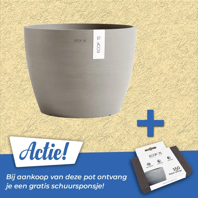 Pot stockholm d45cm taupe - afbeelding 1