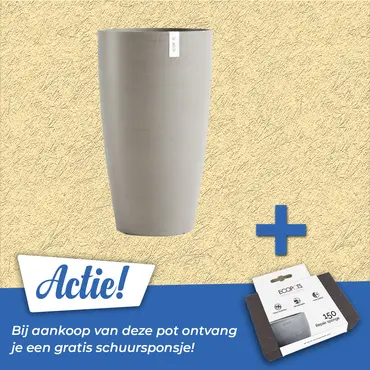 Pot stockholm high h60cm taupe