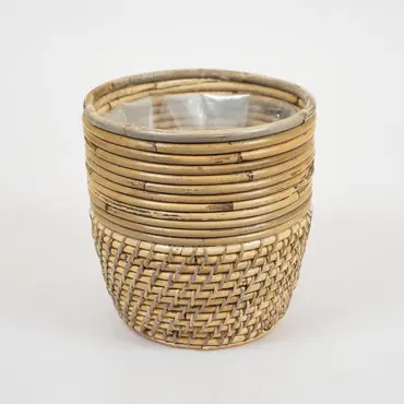 Pot streep lombok d21h20cm naturel