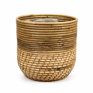 Pot streep lombok d24h24cm naturel, Van der Leeden, Tuincentrumoutlet.com