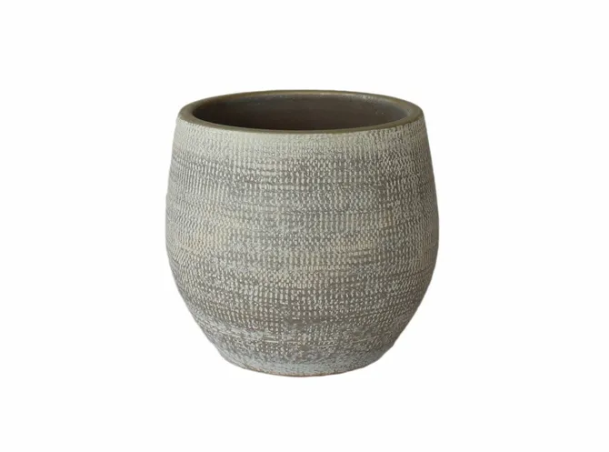 Pot tokio d32h30cm taupe, HS Potterie, tuincentrumoutlet.com