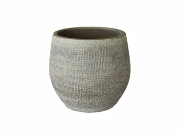 Pot tokio d32h30cm taupe, HS Potterie, tuincentrumoutlet.com
