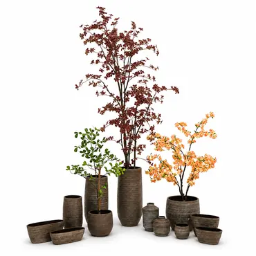 Pot tokio d39h36cm bruin sfeervol, HS Potterie, tuincentrumoutlet.com