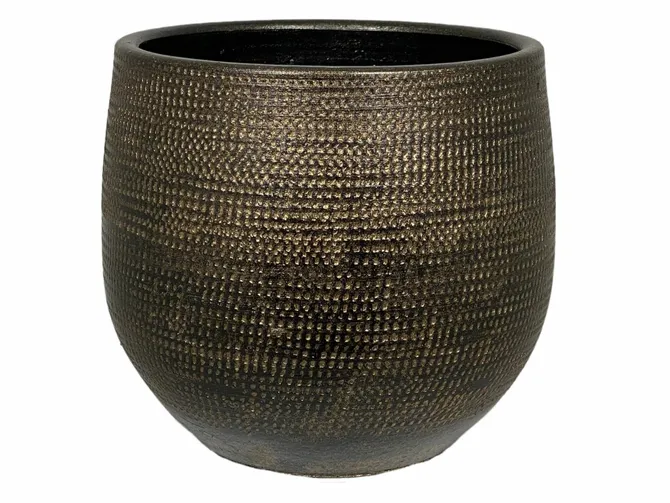 Pot tokio d49h45cm goud, HS Potterie, tuincentrumoutlet.com