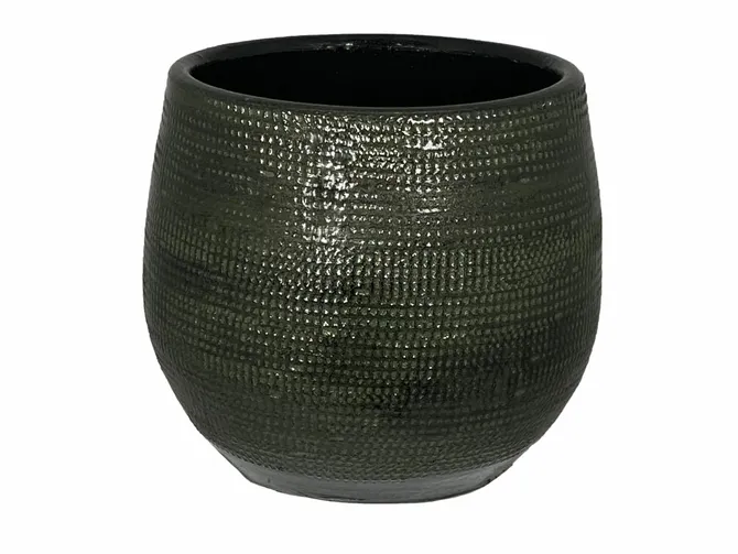 Pot tokio d49h45cm groen, HS Potterie, tuincentrumoutlet.com