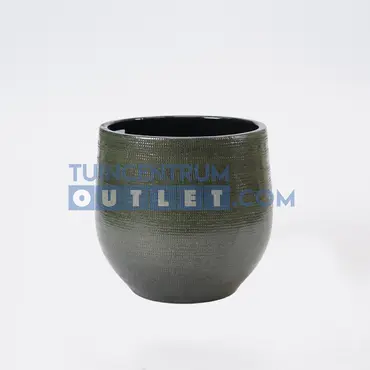 Pot Tokio groen - Ø16 H14cm, HS Potterie, Tuincentrum Outlet