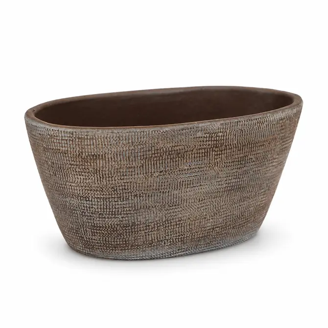 Pot tokio ovl 29x15x14cm bruin, HS Potterie, tuincentrumoutlet.com