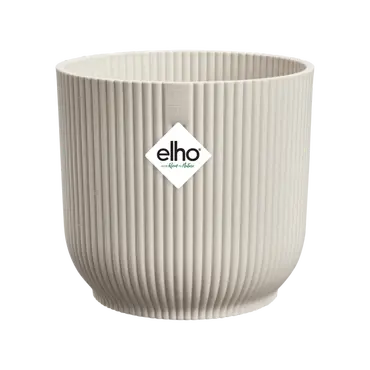 Pot vibes fold d11cm linnen wit, Elho, tuincentrumoutlet.com