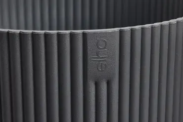 Pot vibes fold d47cm antraciet detail, Elho, tuincentrumoutlet.com