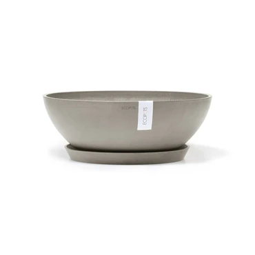 Pot vienna taupe d50cm sfeerfoto, Ecopots, tuincentrumoutlet