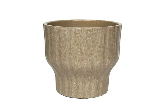 Pot vigo d29h26cm beige, HS Potterie, tuincentrumoutlet.com