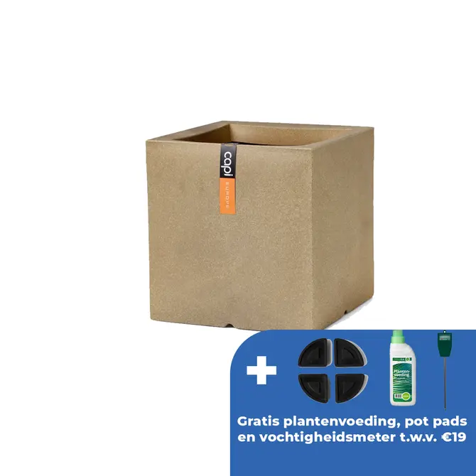 Pot vk smooth nl 30x30x30cm beige - afbeelding 1