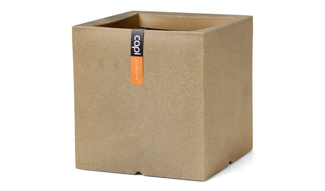 Pot vk smooth nl 30x30x30cm beige, Capi Europe, tuincentrumoutlet.com