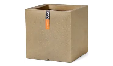 Pot vk smooth nl 30x30x30cm beige, Capi Europe, tuincentrumoutlet.com