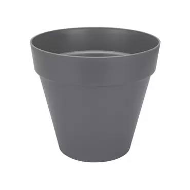 Pot+wiel loft urban rond d50cm antraciet - afbeelding 1