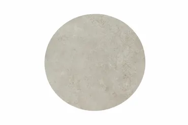 Prado ⌀130cm latte met 4x Calma dining stoel detail tafelblad, 4 Seasons Outdoor, tuincentrumoutlet.com