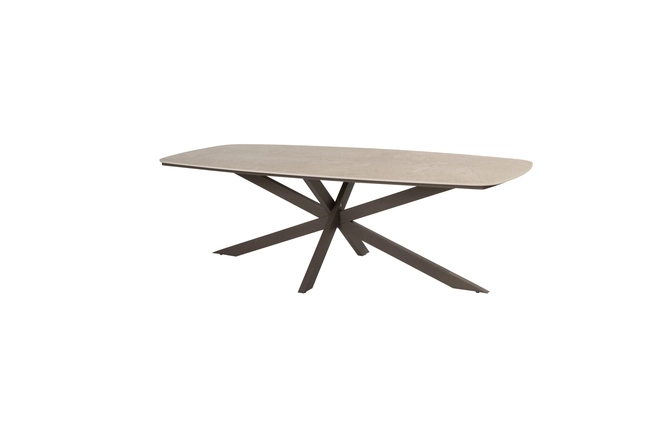 Prado tafel 240x105x75 cm met 6 Capalbio stoelen tafel, 4 Seasons Outdoor, tuincentrumoutlet.com