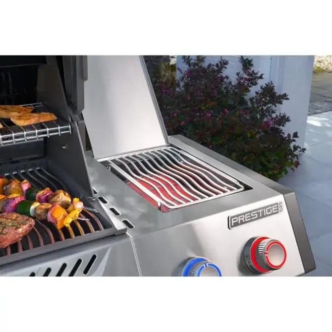 Prestige pro 500 connected zwart details, Napoleon, bbqkopen.nl